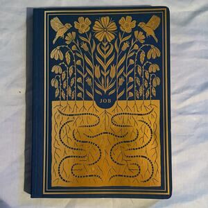 ESV Illuminated Scripture Journal: Job Hardcover Blue Gold Art Lay-Flat Religion